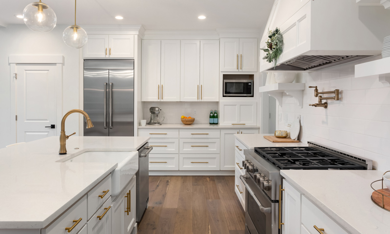 Modern Kitchen Remodel with farm sink